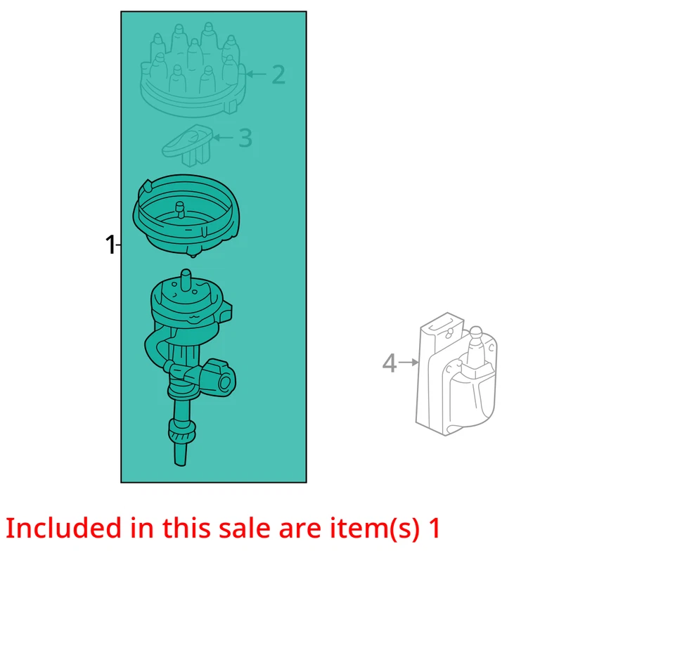 Distribuidor 8-302 compatible con 92-96 BRONCO 644221 Foto 3 de 4