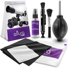 Camera Lens Cleaning Kit Spray Brush Blower Microfiber Wipes Photography Accesso
