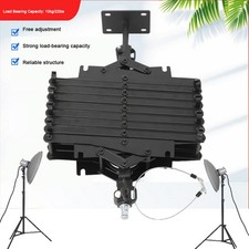 Light Wall Mounted W/ Rope Drop Photograph for Studio Photography Ceiling Rail