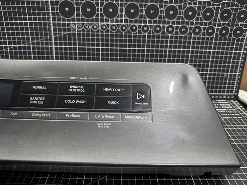 Panel de control táctil Whirlpool Washer P#W11112920 W11185287 - Imagen 2 de 10