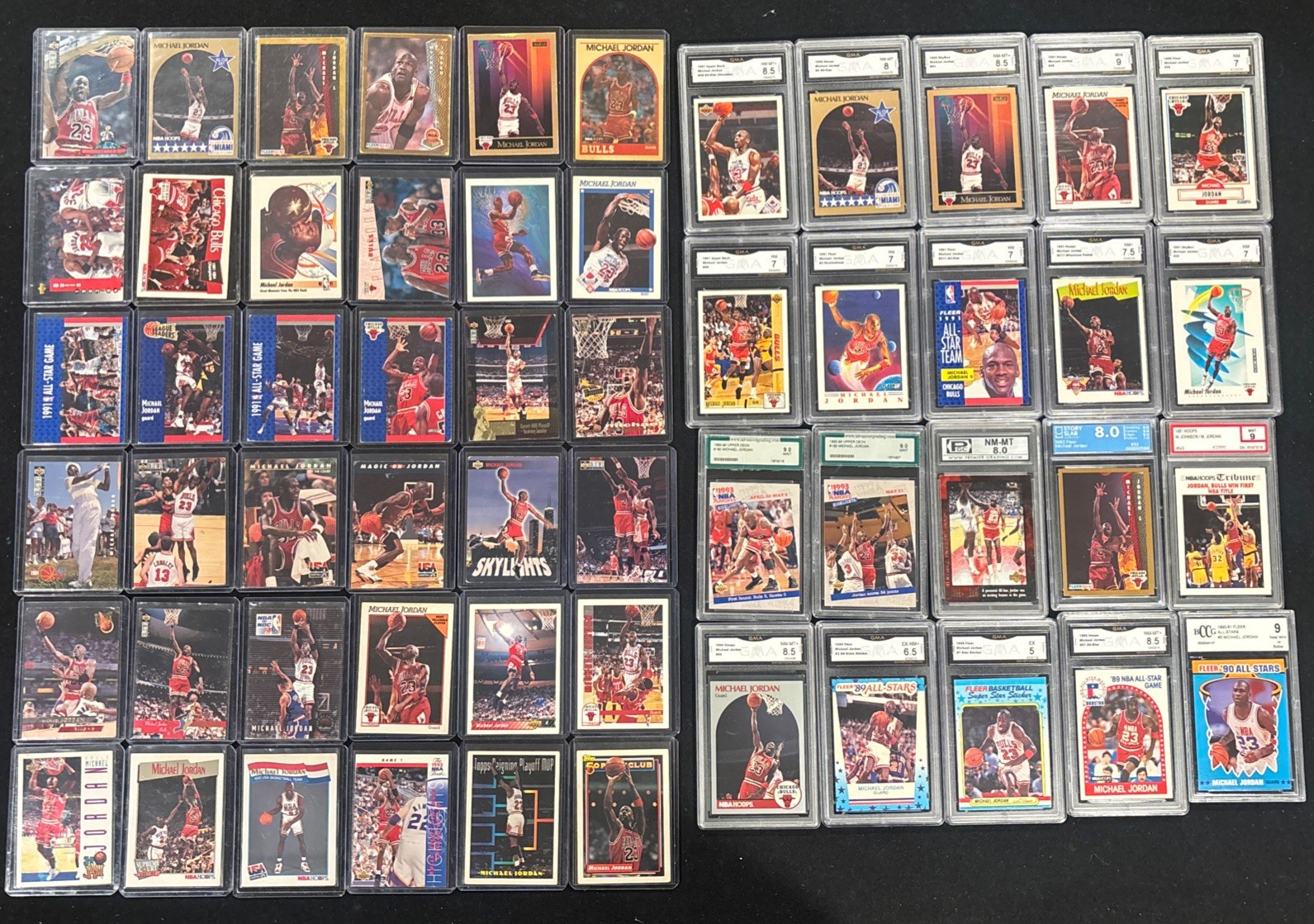 Please Read Huge Michael Jordan 56 Card NBA Lot 🏀🐐🔥 Raw/Graded See Pics 👀