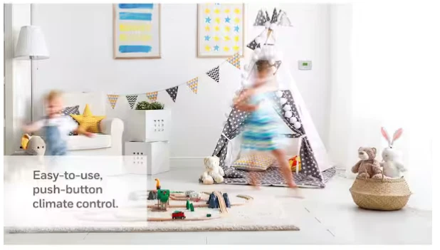 HONEYWELL RTH2300B 5-2 DAY PROGRAMMABLE THERMOSTAT WITH DIGITAL BACKLIT DISPLAY - Image 3 of 4