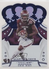 2020 Panini Chronicles Draft Picks Crown Royale Mirror Blue Quartney Davis fz4