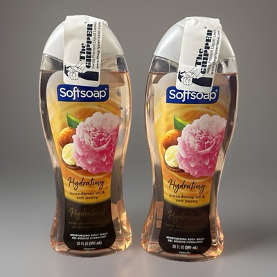 Softsoap Hydrating Body Wash Macadamia Oil & Peony 2 PACK,  20FL OZ Each