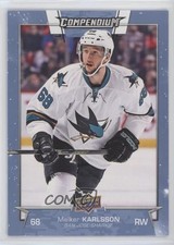 2017-18 Upper Deck Compendium Blue Melker Karlsson #516 kr0