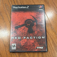THQ Red Faction (Sony PlayStation 2) w/ Manual Multiplayer M NTSC-U/C 2001