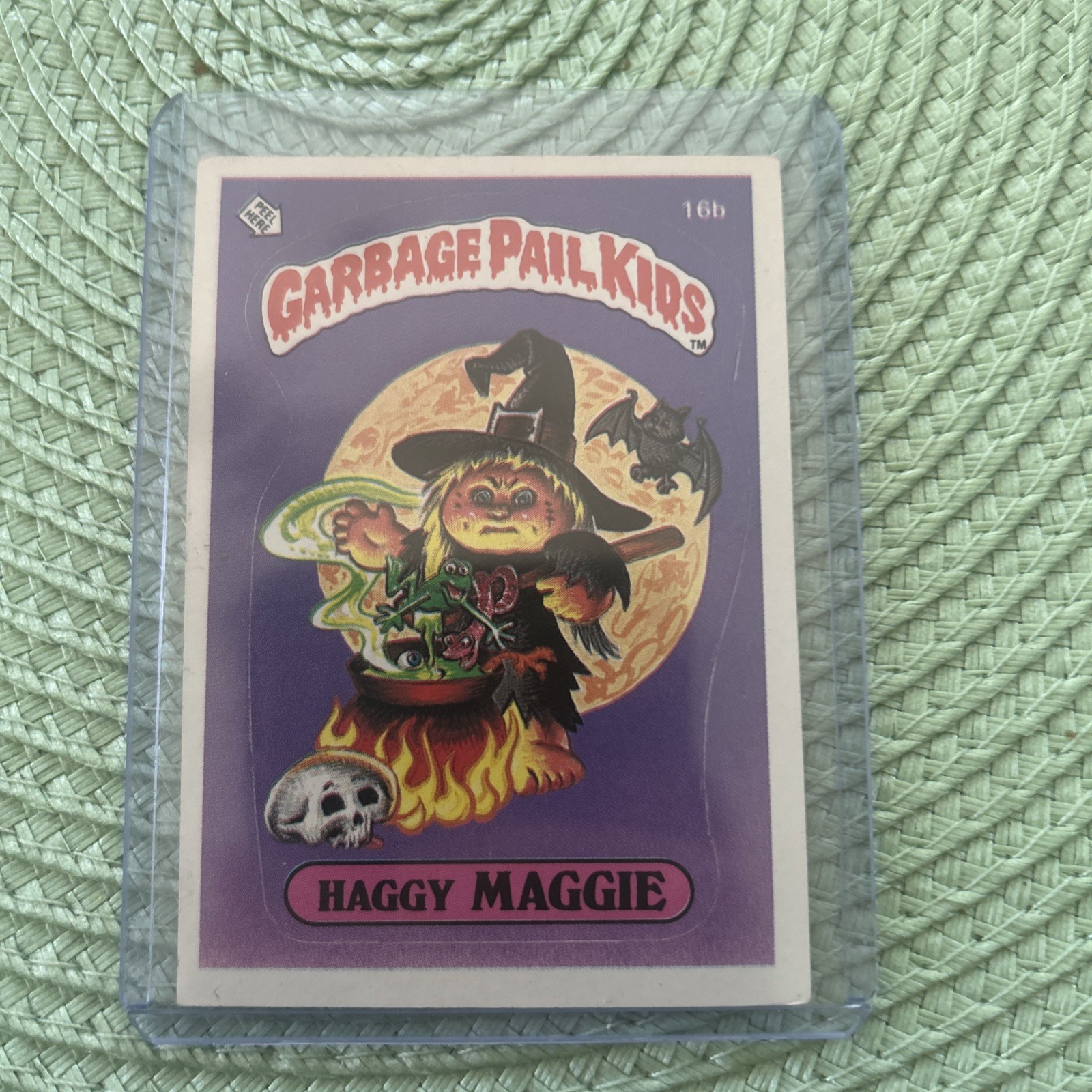 1985 Topps Garbage Pail Kids HAGGY MAGGIE 16b Series 1 | Matte EX🔥🔥🔥