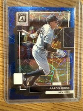 Aaron Judge Super Rare Panini Donruss Optic Blue Velocity Prizm Serial #’d /99 $