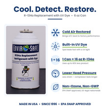 R134a Replacement Refrigerant With Dye-1 Can