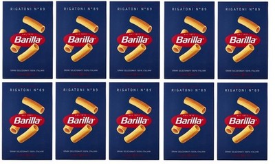 10x Pasta Barilla Rigatoni Nr. 89 italienisch Nudeln 500 g pack