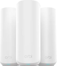 NETGEAR - Orbi 260 Series BE3600 Dual-Band Mesh Wi-Fi 7 System 3-pack - White