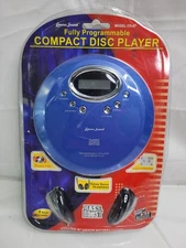 New Sealed LENOXX SOUND CD-57 PROGRAMMABLE COMPACT DISC PLAYER w HEADPHONES NIP!