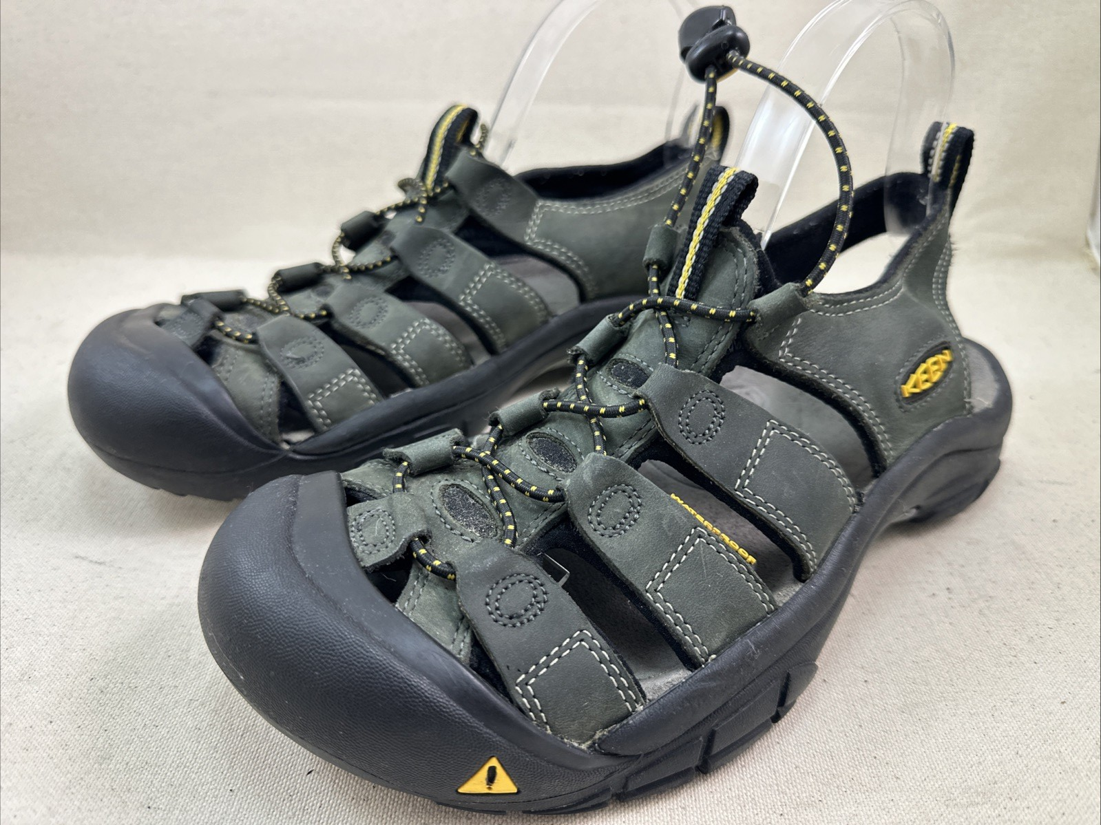 Keen Sandali Bisonte Pelle Impermeabili Escursionismo Pescatore Uomo 8 Verde Scuro