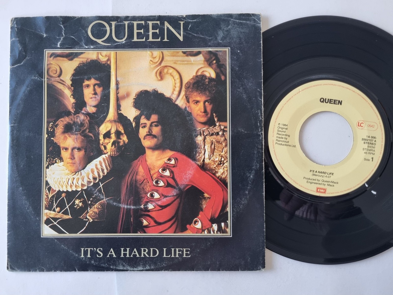 Queen/ Freddie Mercury - It's A Hard Life 7'' Vinyl Holland