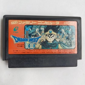 Dragon Quest III 3 enix pre-owned Nintendo Famicom NES Tested