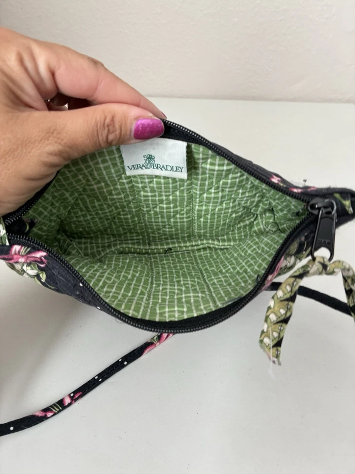Vera Bradley New Hope 2004 Cintas Rosa Pequeño Bandolera Cartera Pecho Ca Awarenes Foto 4 de 4