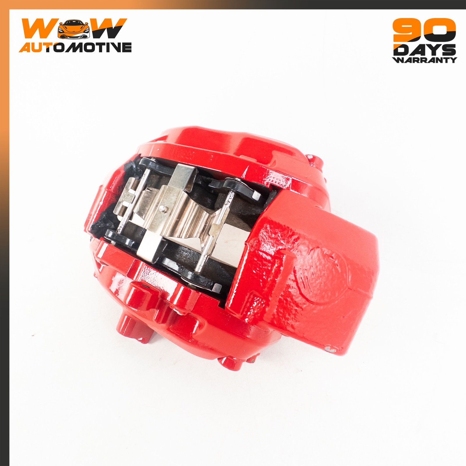 03-16 MASERATI GRANTURISMO FRONT RIGHT LEFT BRAKE CALIPER ASSEMBLY RED SET OEM