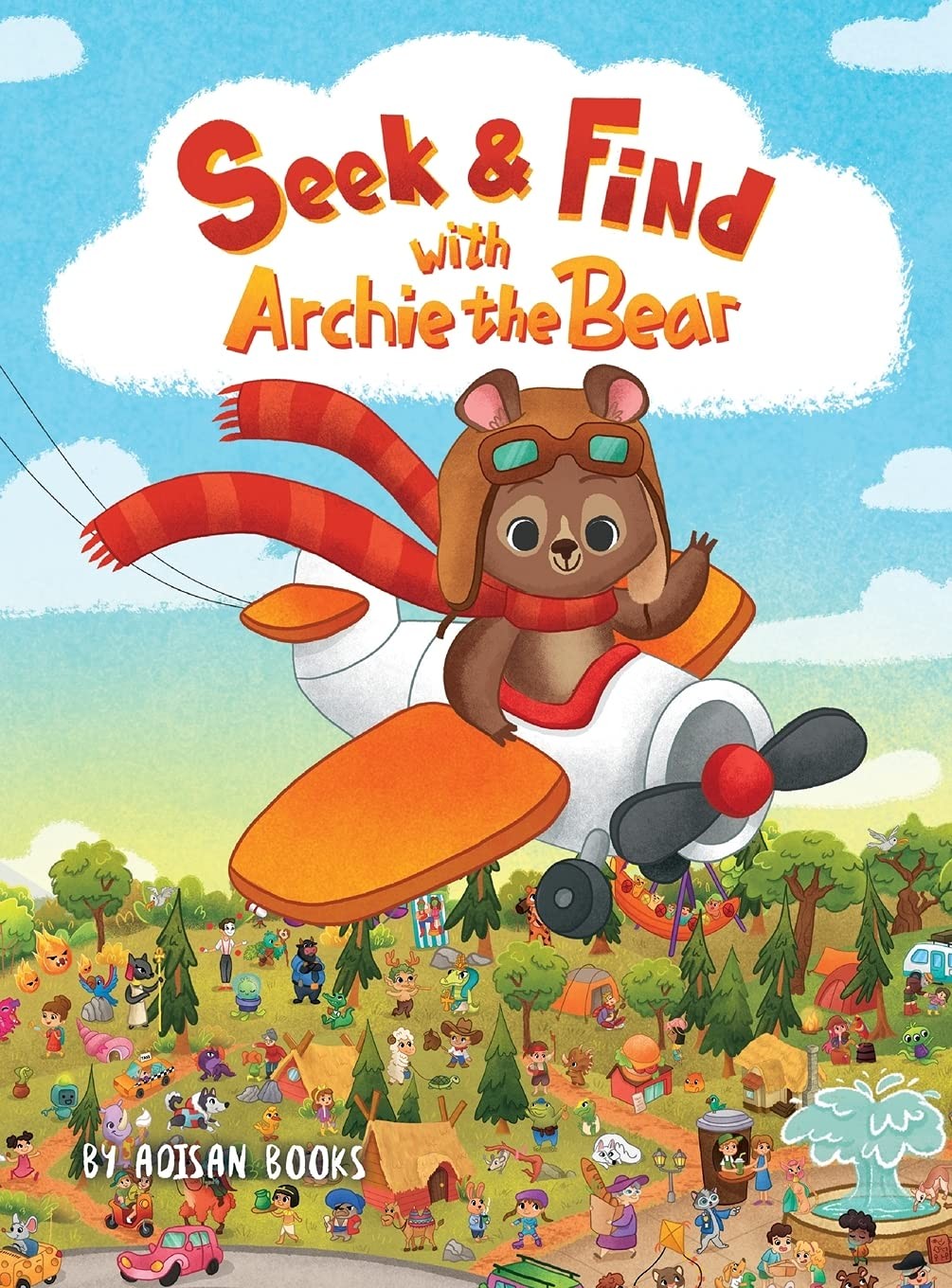 Seek and Find with Archie the Bear. Books 9781087970707 Fast Free Shipping**