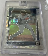 2021 Panini Donruss Optic Rated Rookie #77 Isaac Paredes RC Crisis Prizm