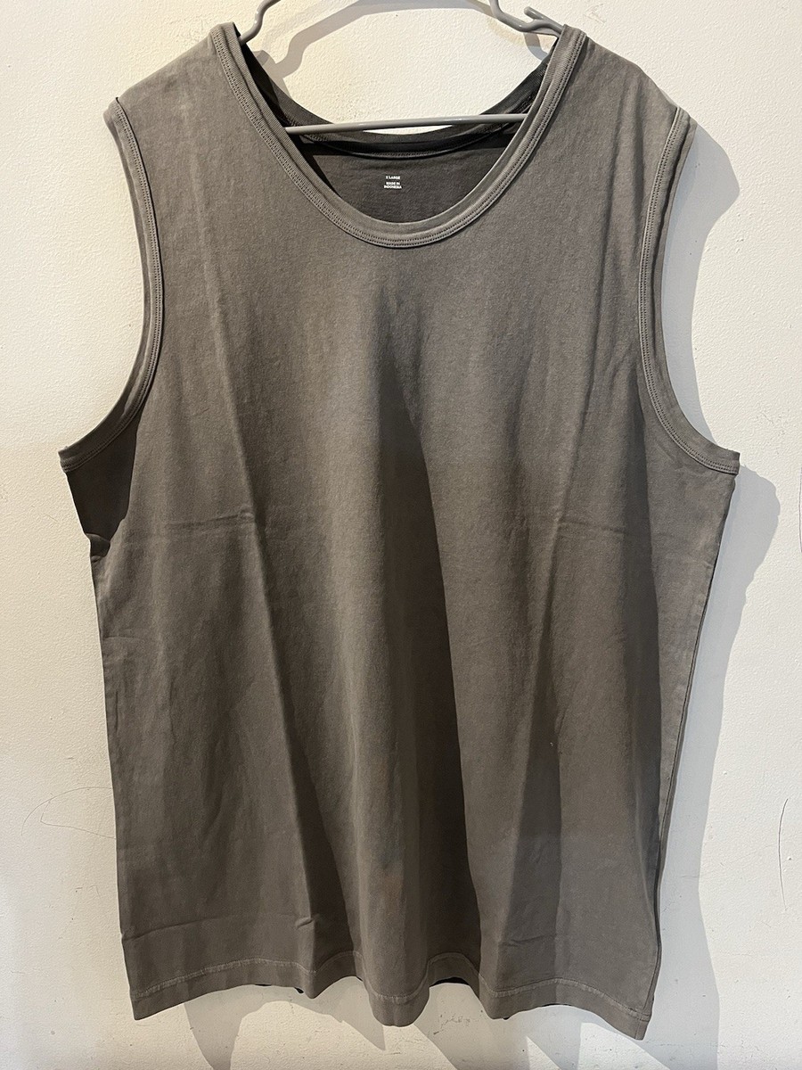 トップス YEEZY X GAP CROPPED TANK TOP UNRELEASED Yeezy Gap LA H17 Cropped Unreleased Top Poetic Black Men's - US