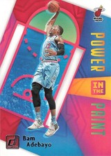 2020-21 Panini Donruss - Power in the paint Bam Adeybayo Miami Heat