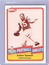 1989 Swell Greats #64 Emlen Tunnell