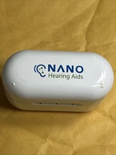 NANO OTC Rechargeable Hearing Aids CIC Left Right with Charging Case