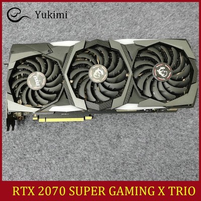 FOR MSI RTX 2070 SUPER GAMING X TRIO 256-bit GDDR61800 MHz Video Graphics Card