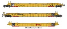 Walthers HO 910-55833 - Mainline - NSC Articulated 3-Unit 53' Well Car "TTX"