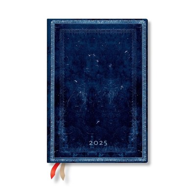 Inkblot (Old Leather Collection) Midi 12-month Horizontal Hardback Dayplanner 20