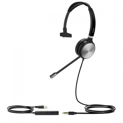 Yealink Headset UH36 mit Mikro Mono MS Teams - 3,5mm und USB-A ~Kopfhörer