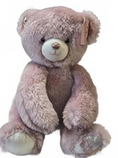 FAO Schwarz Sparklers Plush Teddy Bear Pink Glitter