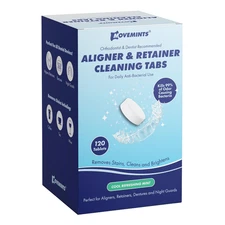 Cleaning Tablets for Aligners, Retainers, Dentures, Night Guard – Ultrasonic ...