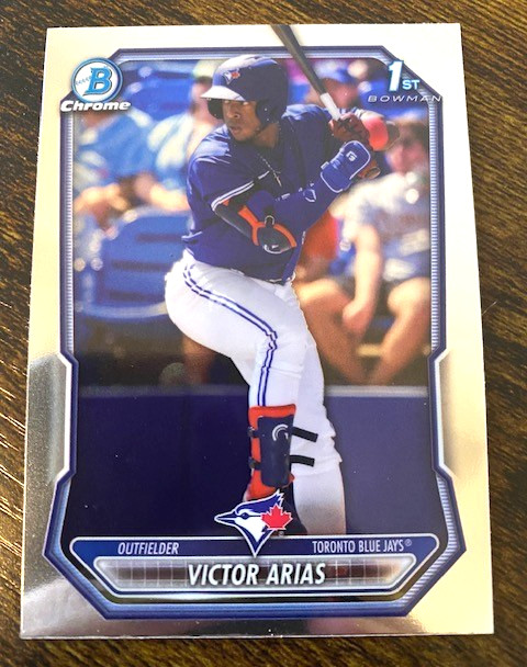 Victor Arias - 2026 Bowman Chrome 1st - Prospect/Rookie - BCP-29 - Blue Jays