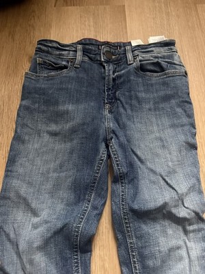 HILFIGER Bermuda Jeans Hose kurz Gr. 140 Short Jungen blau TOP
