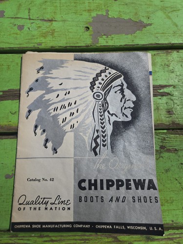 Vintage Original 1942 Chippewa Boots& Shoes Advert.Cataloge Chippewa Falls WI