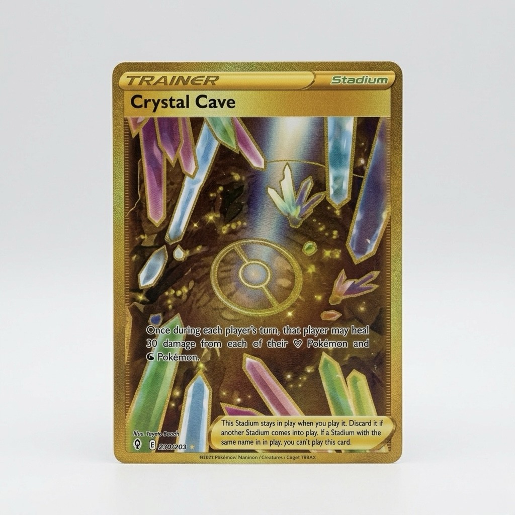 Crystal Cave (Secret) 230/203 SWSH07: Evolving Skies Holo