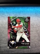2023 Bowman Platinum - Trea Turner #61 Green Foil #062/299