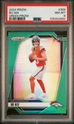 2024 PANINI PRIZM GREEN PRIZM #309 BO NIX ROOKIE RC PSA 8