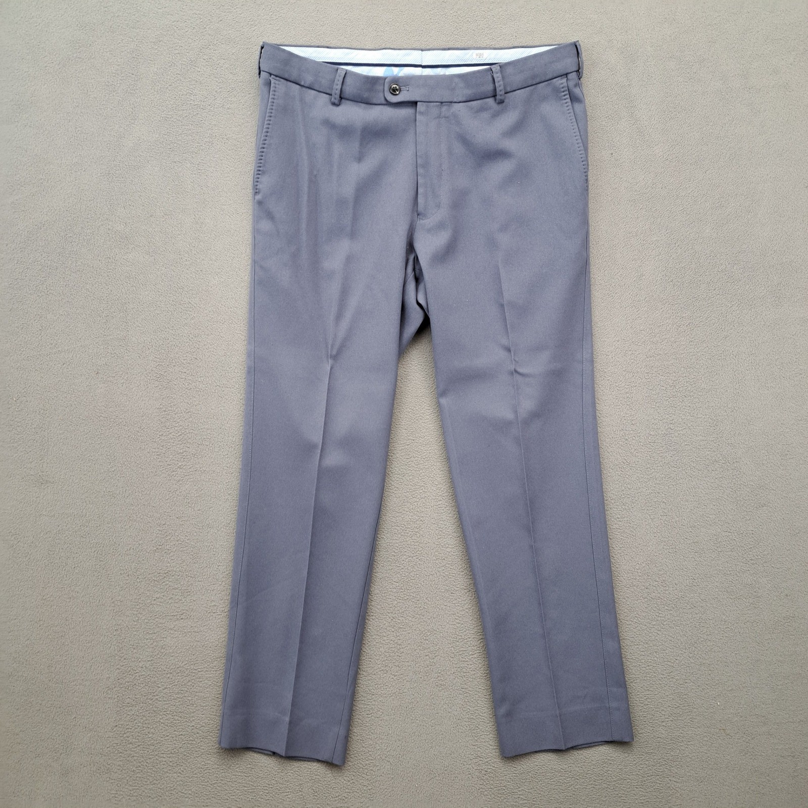 Peter Millar Gray Polyester Performance Pants 34x… - image 1