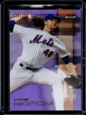 2016 Topps Finest Jacob deGrom Purple Refractor #/250 Mets