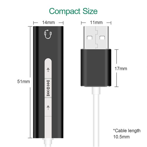 1 STÜCK USB 3.1 Sound mit 7,1 Schallspur für MIC- und Kopfhörer-Plug-In-Sound - 第 4/11 張圖片