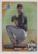 2017 Bowman Chrome Prospects Mega Box Orange Refractor 23/25 Tyler Beede s3g