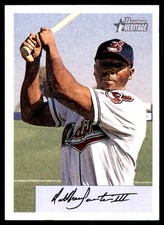 Matt Lawton 2002 Bowman Heritage #368 Indians MLB READ FREE SHIP AutographDen