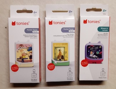 Tonies  Tonie Hörfigur wie abgebildet - 1x Wissen&Lernen 2x Pocket Tonie neu&ovp