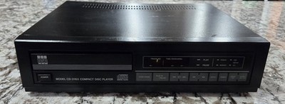 1985 Vintage Black BSR CD-316X Compact Disc Player Early CD Player Stereo HiFi