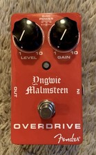 Fender Yngwie Malmsteen Overdrive Pedale/Stomp Box per chitarra