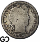 1893-S Barber Quarter