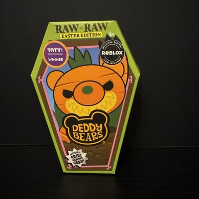 Deddy Bears Easter Edition Plush Collectible In Coffin Box 5  New Raw Raw Bear