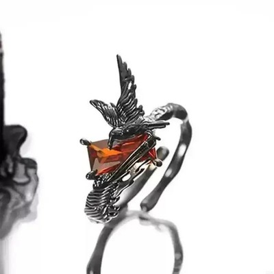 Dunkler Wind Krähenring leichtes und bequemes Accessoire für die tägliche Mod